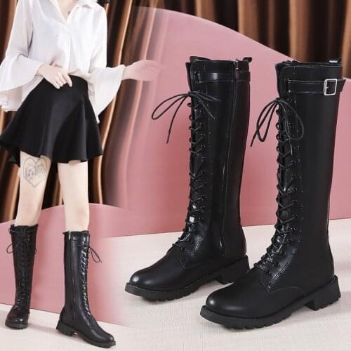 2020Hot Women Boots Slim Sexy Over-The-Knee Boots Fashion Suede and PU Thigh High Boots Female Winter Boots Bota35-43