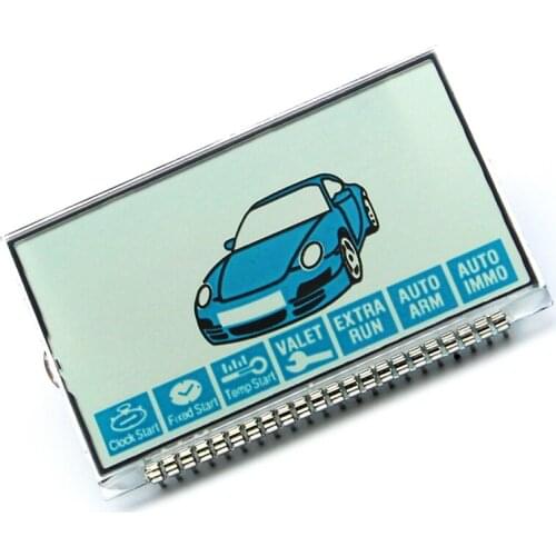 LCD display Screen for Vehicle Security 2 Way Car Alarm System Starline B9 lcd remote control key fob chain Keychain