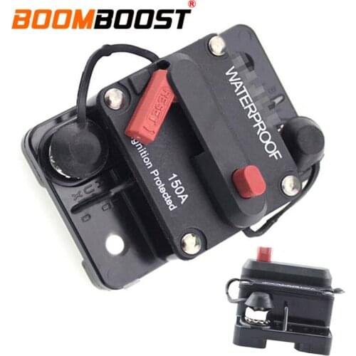 1pcs Circuit Breaker Reset Fuse Inverter Car audio Automatic fuse holder with switch Car Auto Accessory Waterproof Solar System