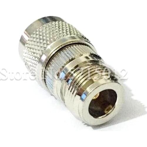 2pcs N-JK Nickel Plated Brass RF Cable Connector Adaptor N Type Male Head Turn to N Type Famale Head Plug Converter
