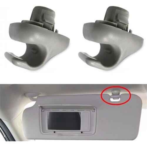 2Pcs Universal Sun Visor Clip 88217S01A01ZA for Honda 98-07 Accord 96-04 Civic 07-11 CR-V 03-05 Element CSL2018 Sun Visor Clip