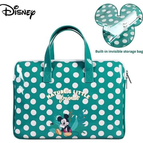 2021 Original Disney Mickey Minnie Laptop Bag Case for Macbook Air Pro 13 14 15.6 Laptop Sleeve Waterproof Bag For Dell Lenovo
