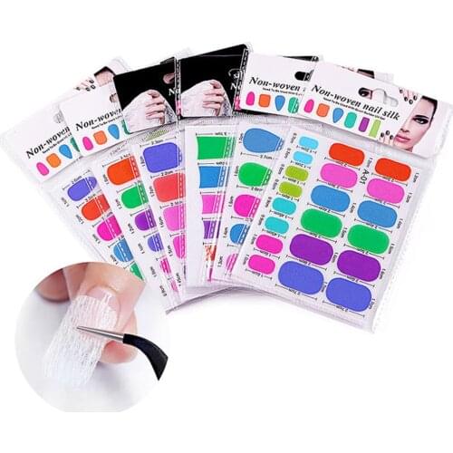 2x Nail Art Fiberglass for Nail Extension Form UV Gel Building Manicure DIY