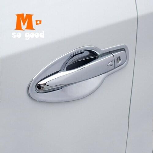 2015 2016 2017 2018 For Nissan Murano Car Door Protector Handle Bowl Cover Trim ABS Plastic Chrome Auto Styling Accessories 8Pcs