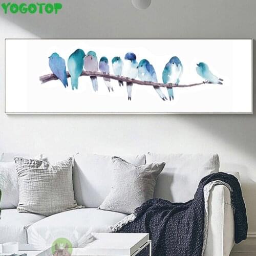 5D DIY diamond painting Animal Birds on a Tree home decoration cross stitch full square round diamond Emeroidery Sale,YY4888