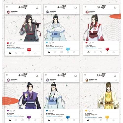 Anime Grandmaster of Demonic Mo Dao Zu Shi Acrylic Keychain Pendant Keyring Cosplay Prop Jewelry Accessorie Gift Favor Souvenir