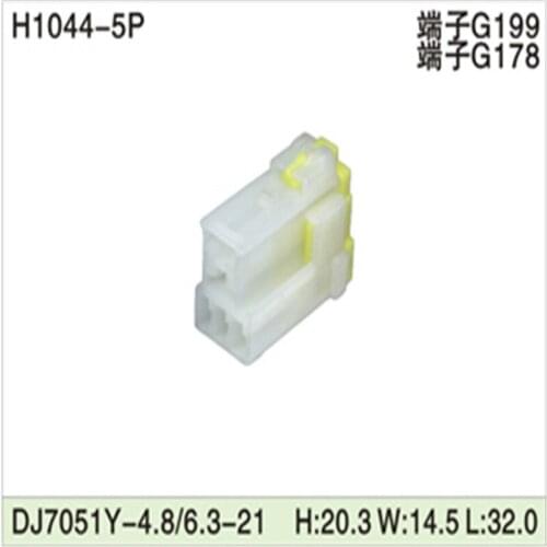 Free shipping 500pcs DJ7051Y-4.8/6.3-21 5Pin AMP Car Electrical Wire Connectors for VW,BMW,Audi,Toyota,NISSAN AND other