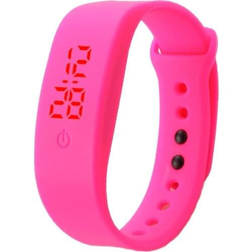 TIke Toker,Candy Color Mens Womens Watch Rubber LED kids Watches Date Bracelet Digital Sports Wristwatch for student 2018 New