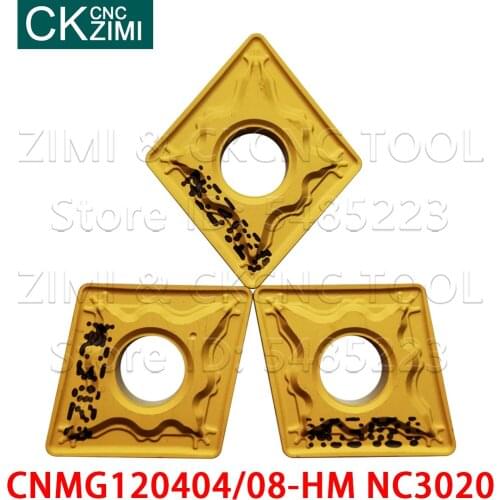 CNMG120404-HM NC3020 CNMG120408-HM NC3020 Carbide Inserts for MCLNR/MCKNR tool holder CNC Turning Tool lathe tool CNMG for steel