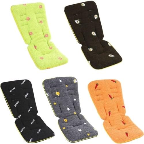 Baby Stroller Seat Comfortable Soft Child Cart Mat Winter Warm Infant Cushion Buggy Pad Chair Pram Car Newborn Pushchairs