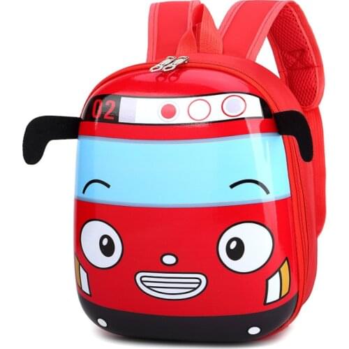 Cartoon Car Childrens school bag kindergarten boy girl baby backpack cute cartoon egg shell backpack