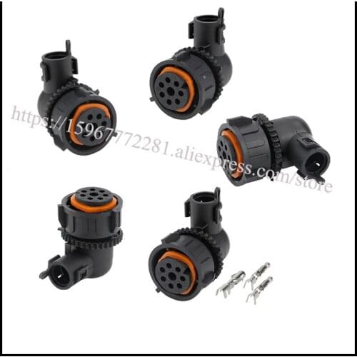 DJ3087-1.65/3.5-21 car female Connector cable Terminal jacket auto socket 8 pin Connector automotive plug include terminal 50set