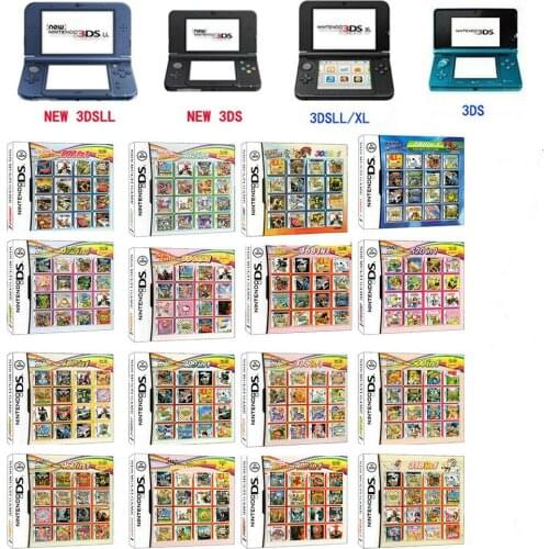 DS 3DS NDSi DSi NDS NDSL NEW Lite Game Card DS Game Card 280 Pokemon Collection Pokemon Gold Colorful Version English Language