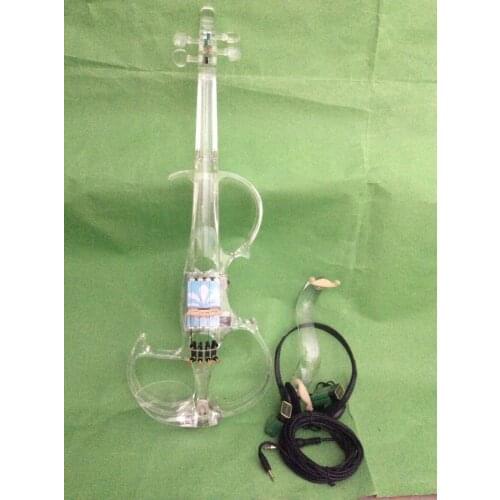 Electric violin 4/4 New Nice Crystal clear