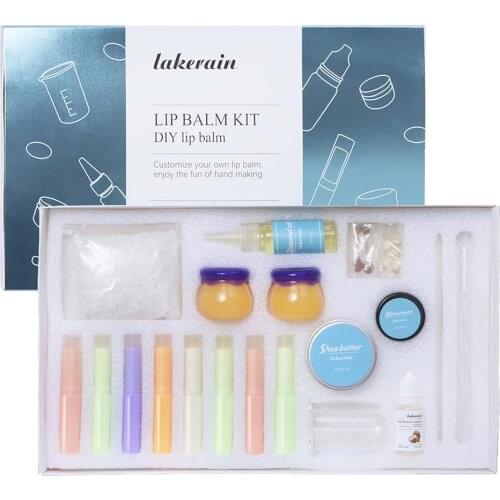 Lip glaze full set of color powder package lip balm homemade diy novice to make lipstick handmade tools