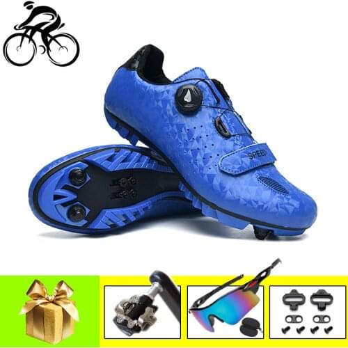 MTB cycling shoes men mountain bike sneakers ultralight bicycle sports self-locking professional breathable outdoor racing shoes