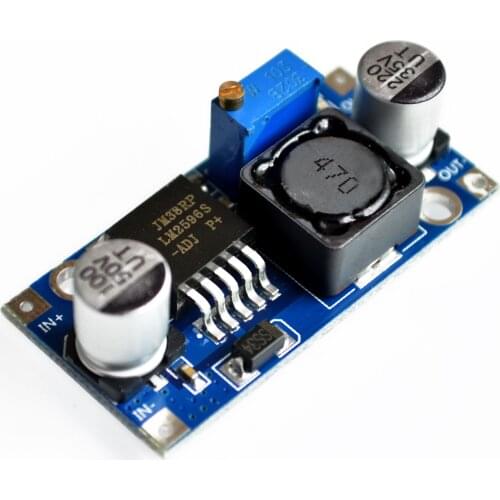 LM2596 DC-DC 4.5-40V adjustable step-down power Supply module NEW ,High Quality