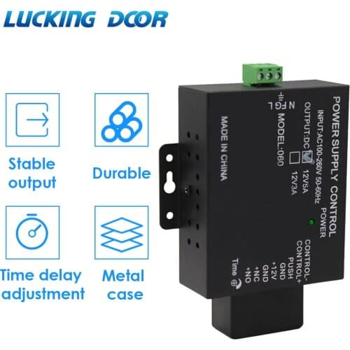 Mini Power Supply Door RFID Fingerprint Access Control Supplier Adapter Covertor System Machine DC 12V 3A 5A AC 100~260V