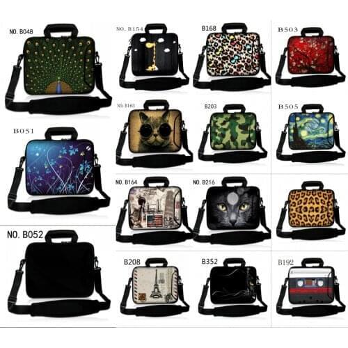 Womens Laptop Messenger Briefcase Neoprene 10 12 13 14 15 17 15.6 13.3 inch Bag Men Notebook Chromebook Shoulder Strap Case 2020