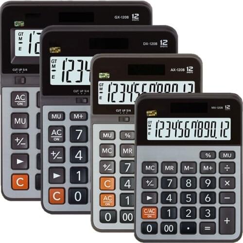 MX AX DX GX-120B Desktop Financial Computer 12-bit Solar Energy Business Accounting Office Computer