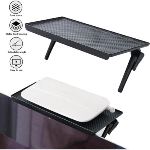 Computer Monitor Rack Plastic Lcd Tv Top Screen Bracket Creative Multifunctional Storage Rack Computer Screen Shelf Accessories