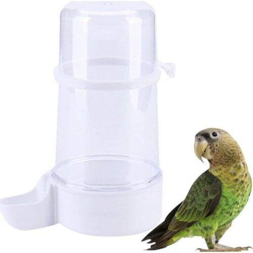 Bird Water Drinker Feeder Waterer Pet Bird Supplies Dispenser Bottle Drinking Cup Bowls For Pet Parrot Cage