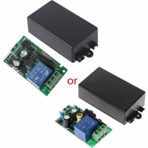 AC 220V 1CH RF 433MHz Wireless Remote Control Switch Module Learning Code Relay