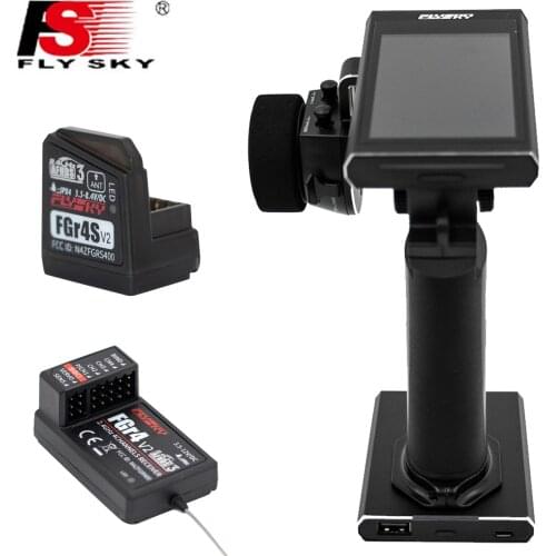 Flysky Noble NB4 2.4G 4CH Radio Transmitter Remote Controller with FGR4 FGR4S Receiver AFHDS 3 Protocol for RC Car Boat Models