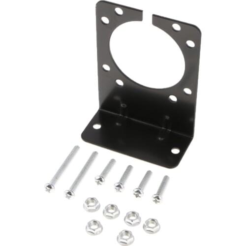 RV boat METAL BRACKET for 7-way Truck & Trailer plug,Camper Tail Light Wiring