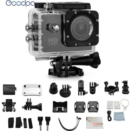 100% Brand name Goodpa Waterproof Action Camera camera go pro style SJ4000 go pro camera 30M 1080P Full HD DVR Sport cameras
