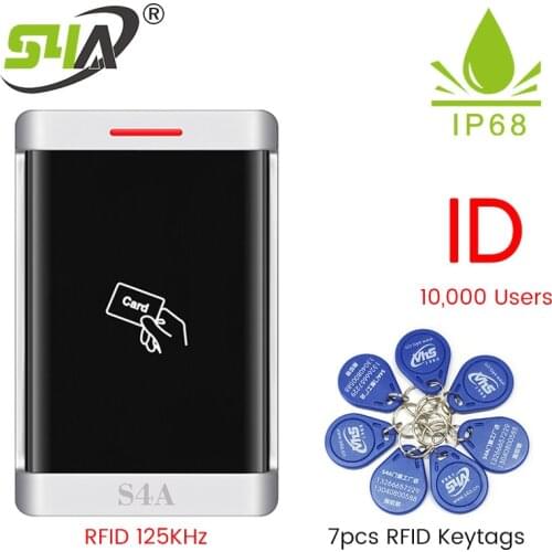 Watreproof Large Capacity RFID Access Control with EM card/keyfobs operate by infrared remote control 125khz 13.56mhz optional