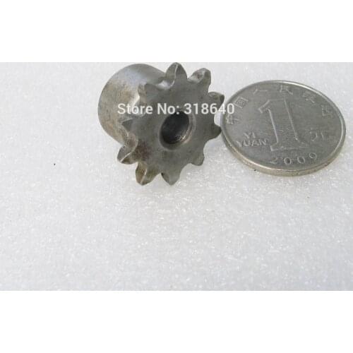 04C 10T 10Teeth Pitch 6.35mm 1/4" Bore not large than 6.3mm Industry Transmission Driving Single Row Sprockets DIY engine