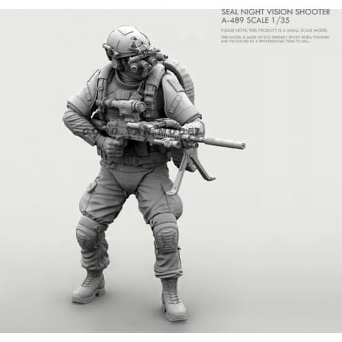 1/35 Resin model kits figure colorless and self-assembled A-489