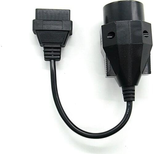 1Pc OBD OBD II Adapter for BMW 20 pin to OBD2 16 PIN Female Connector e36 e39 X5 Z3 for BMW 20pin
