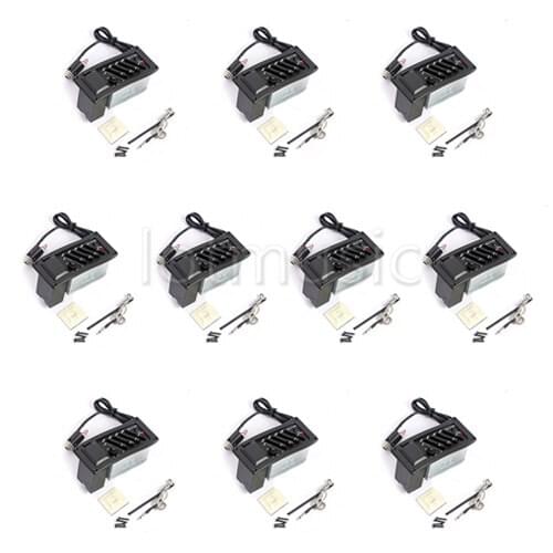 10 Sets Acoustic Guitar EQ 7545R Piezo Pickup New Preamp System Guitar Parts Accessories