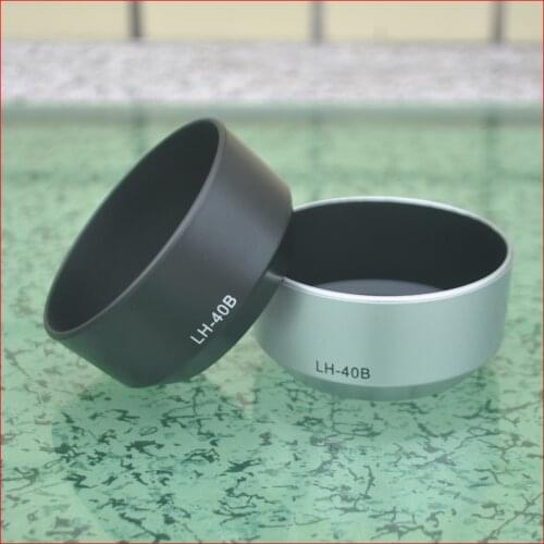10PCS Lens Hood Shade for LH-40B For Olympus M. Zuiko Digital 45mm F1.8 1:1.8 Lens Silver Black