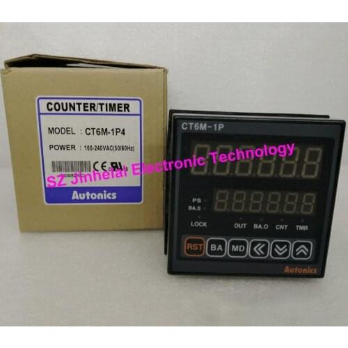 100%Authentic original CT6M-1P4 AUTONICS Count relay 100-240VAC Counter/timer счетчик гейгера