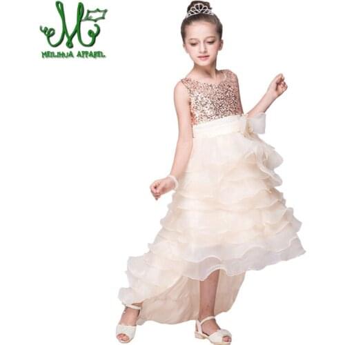 2018 New fashion Dress for Girl Princess Party dress for Baby Girl sleeveless Dress for 3 4 5 67 8 9 10 11 12 years