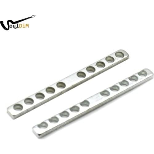 4pcs 50/52mm LP Electric Guitar Pickup Spacer 6 String Humbucker Iron Guitar Pickup Spacer Bars