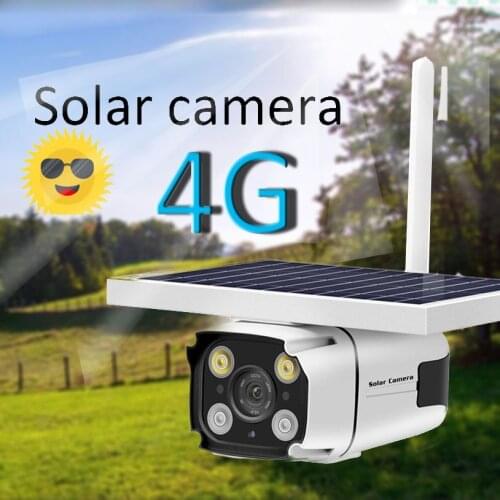 4G Solar camera with Built-in Battery Support 4G SIM Card Powered IP Camera HD 1080P Wireless indoor ourdoor security camera