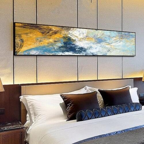 120x30cm to 180x50cm abstract Spanish style bedroom painting mural modern minimalist hotel decorative oil painting pintura