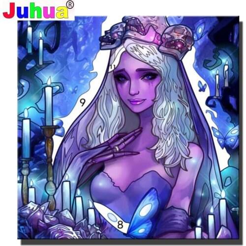 5D diamond embroidery Zombie girl pattern full resin diamond mosaic picture home decor diy diamond painting cross stitch kits