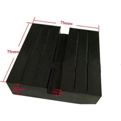 Car Rubber Disc Square Pad Car Vehicle Jacks Universal Groove Slotted Frame Rail Jack Protection Adapter Car Tire Repair Tools