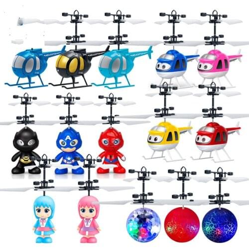 Kids Flying Luminous Toys Fancy New Mini Aircraft Levitated Light Up Smart Sensor Flying Ball Childrens Luminosas Toys