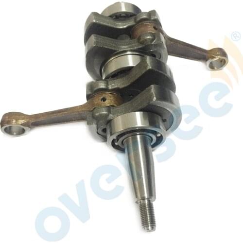 6B4-11400-00 CRANKSHAFT ASSY For 2 Stroke 9.9HP 15HP Yamaha Outboard Parsun T15D 6B4-11400