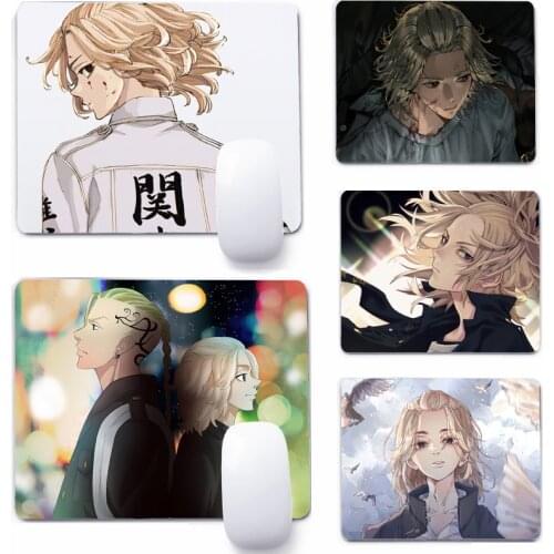 Manjiro Sano Tokyo Revengers 22x18cm Mouse Pad Computer Small Mouse Non-slip Pad Desktop Keyboard Pad Office Mouse Mat