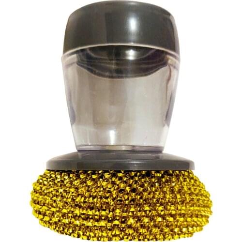 Kitchen Soap Dispensing Palm Brush Washing Liquid Dish Brush Soap Pot Utensils with Dispenser Cleaning bathroom cleaning tools