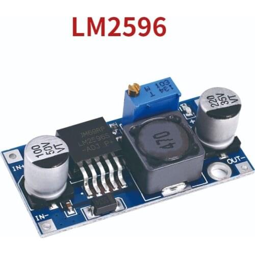 LM2596s DC-DC step-down power supply module 3A adjustable step-down module LM2596 voltage regulator 24V 12V 5V 3V
