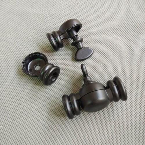 M10 black Universal Head 90 degrees Rotation 10mm Female Thread Tube for Chandelier Corridor/Porch/Bar Lamp diy