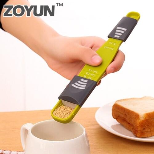 Mini Measuring Spoons For Salt Soup Sugar Coffee Tea Powde Double End Eight Stalls Adjustable Spice Scoop Kichen Accessories